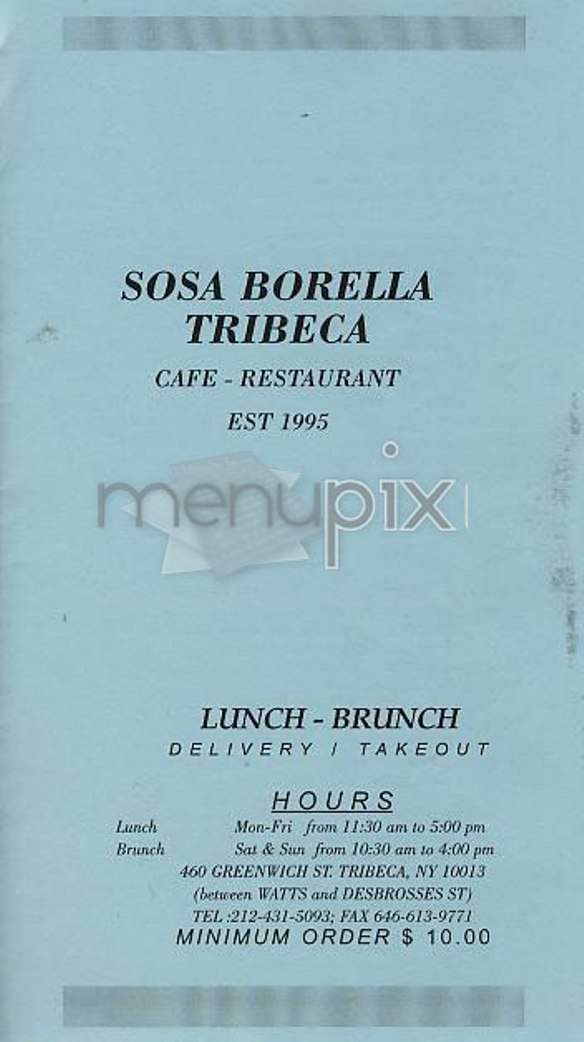 /302906/Sosa-Borella-Tribeca-New-York-NY - New York, NY