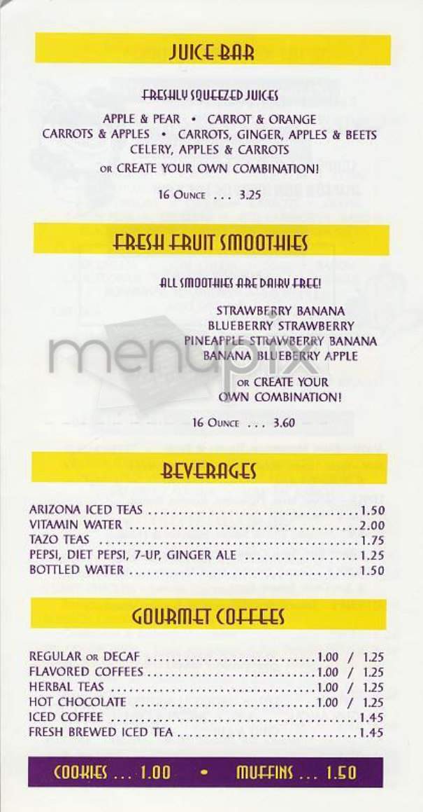 Soup Stop - New York, NY menu_pic