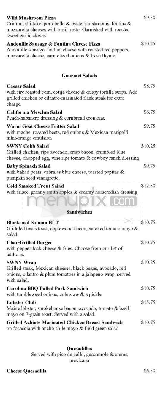Southwest NY - New York, NY menu_pic