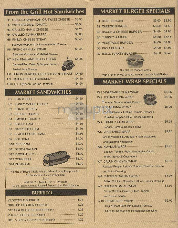 Space Market - New York, NY menu_pic