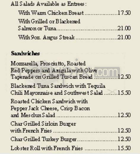 St. Maggie's Cafe - New York, NY menu_pic