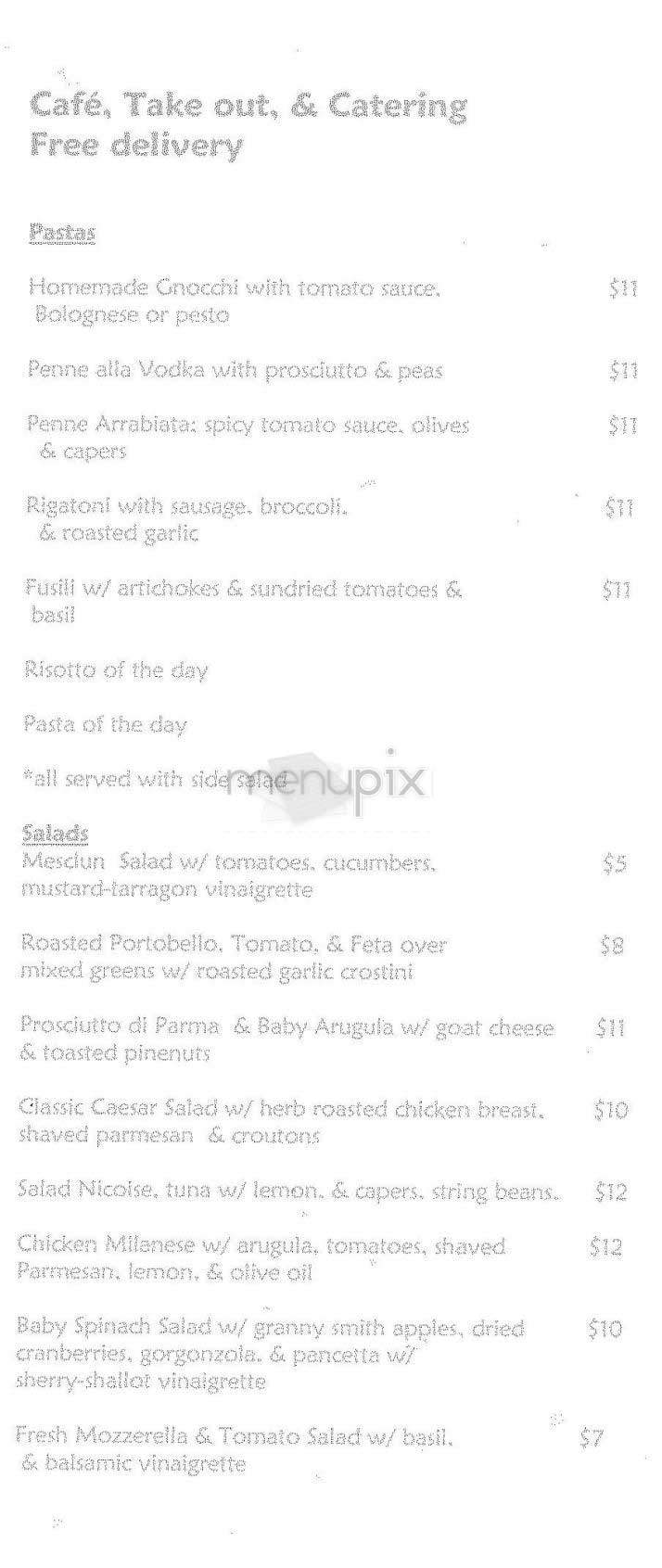 Stella - New York, NY menu_pic