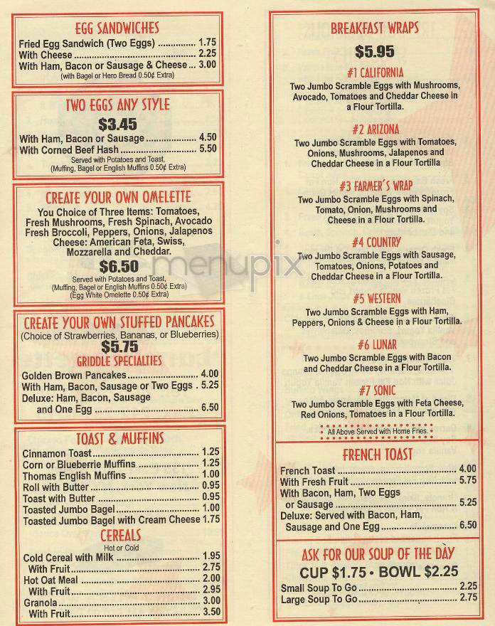 Stop 28 Luncheonette - New York, NY menu_pic