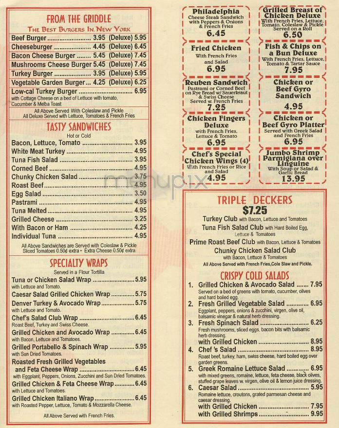 Stop 28 Luncheonette - New York, NY menu_pic