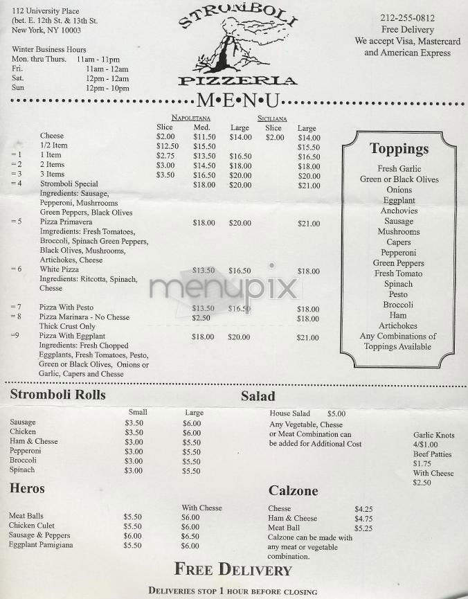 /303066/Stromboli-Pizzeria-New-York-NY - New York, NY