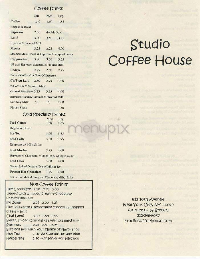 /303068/Studio-Coffee-House-New-York-NY - New York, NY