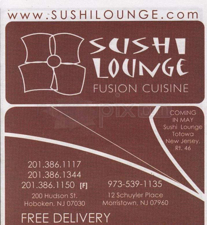 Sushi Lounge - Hoboken, NJ menu_pic