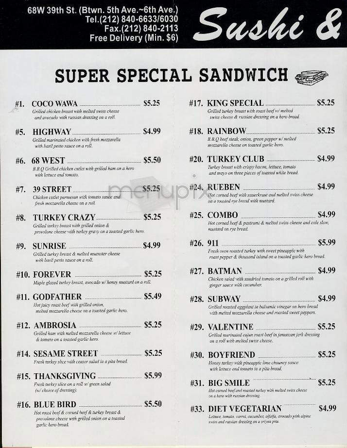 /304588/Sushi-and-Deli-Box-New-York-NY - New York, NY