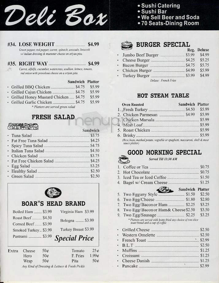 /304588/Sushi-and-Deli-Box-New-York-NY - New York, NY