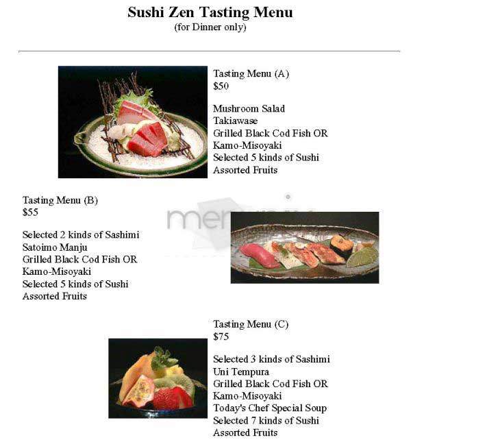 /300832/Sushi-Zen-New-York-NY - New York, NY