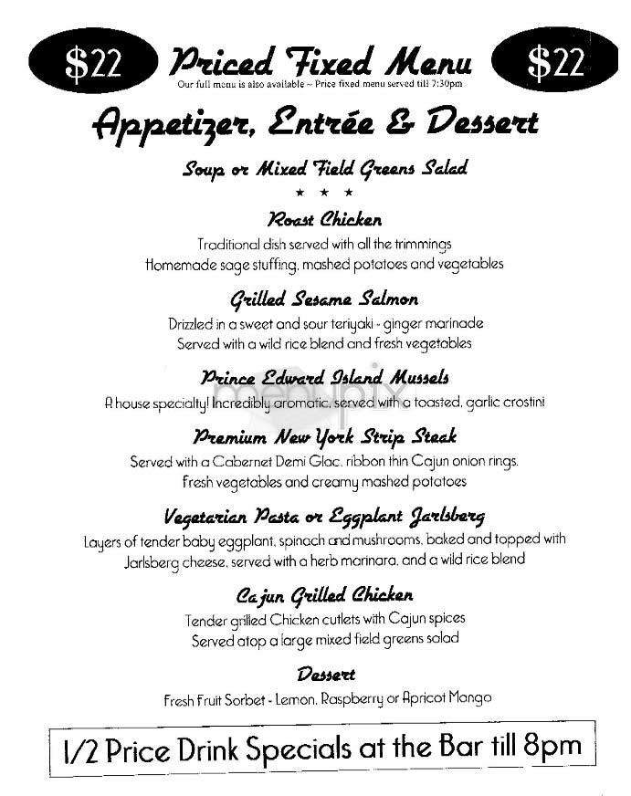 Swing 46 - New York, NY menu_pic
