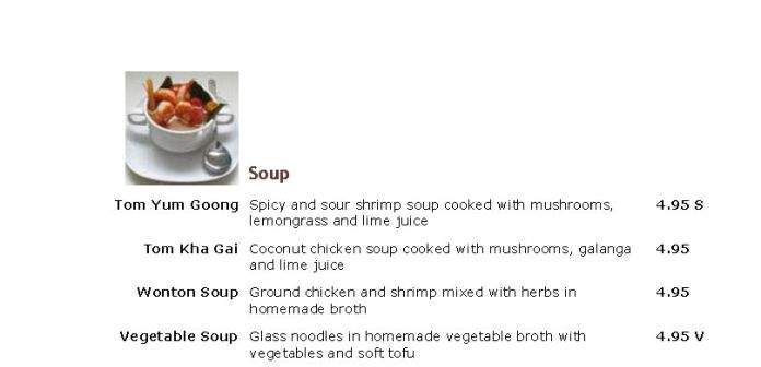 TOC - Thai On Clinton - New York, NY menu_pic