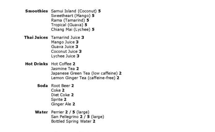 TOC - Thai On Clinton - New York, NY menu_pic