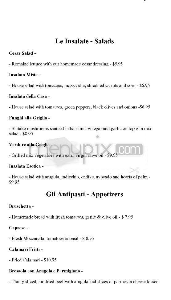 Tantissimo - New York, NY menu_pic