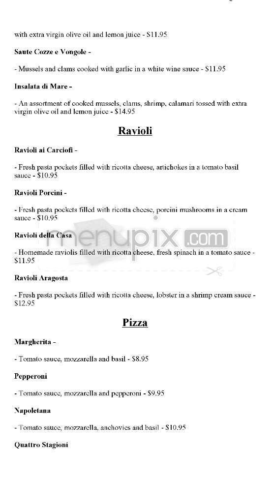 Tantissimo - New York, NY menu_pic