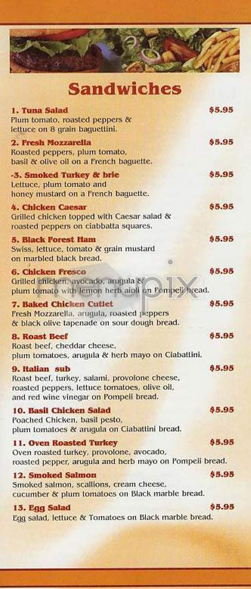 Teleon Cafe - New York, NY menu_pic