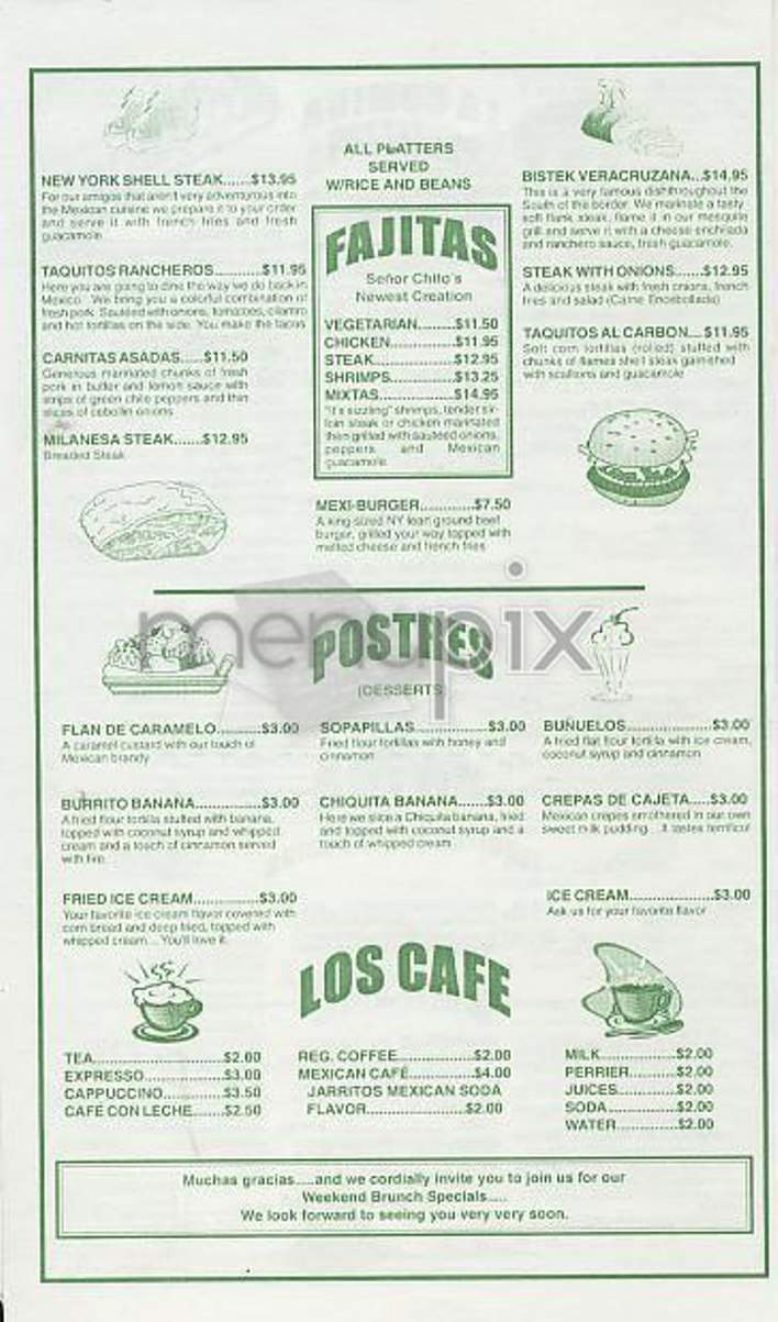 Tequila's - New York, NY menu_pic