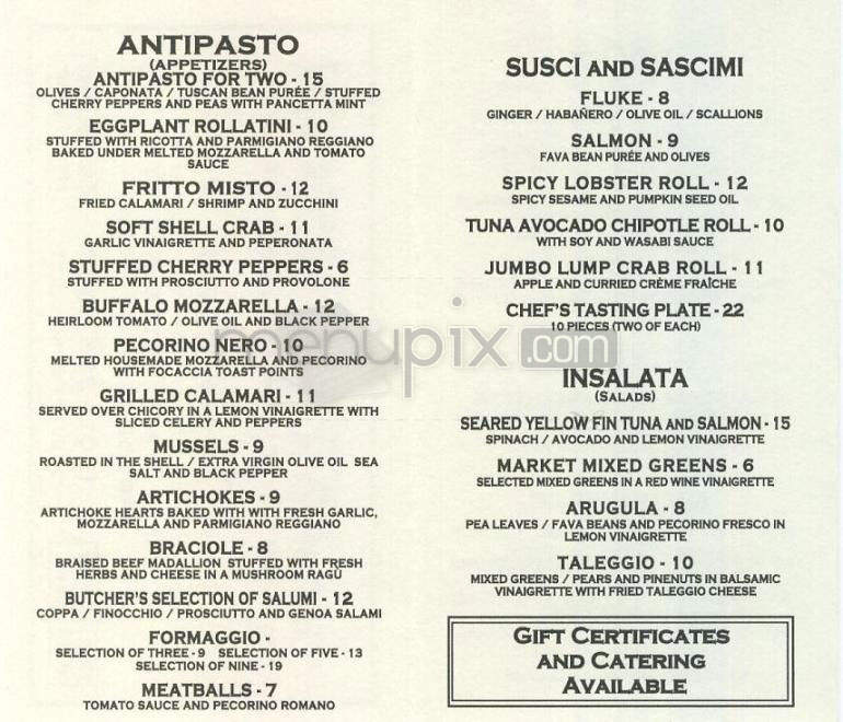 The Jefferson - Hoboken, NJ menu_pic