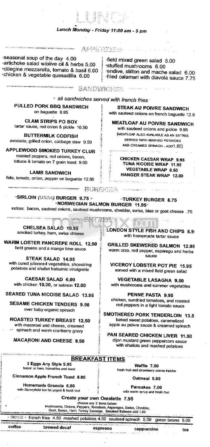 Viceroy New York - New York, NY menu_pic
