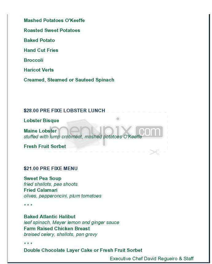 The Water Club - New York, NY menu_pic