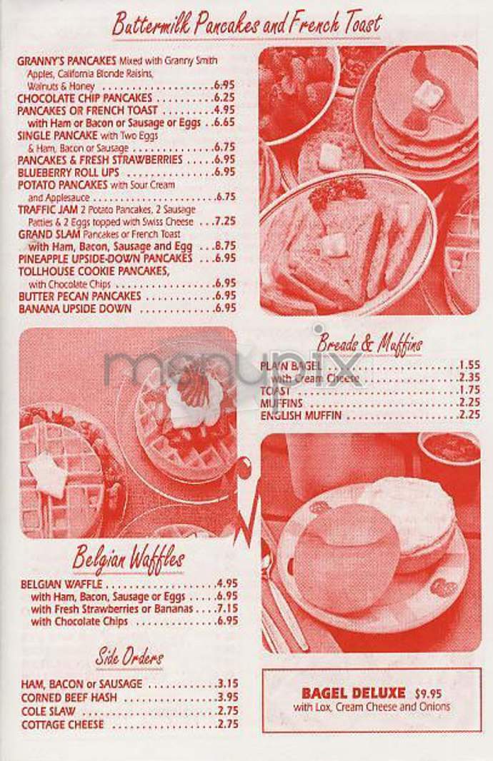 Tic Tock Diner - New York, NY menu_pic