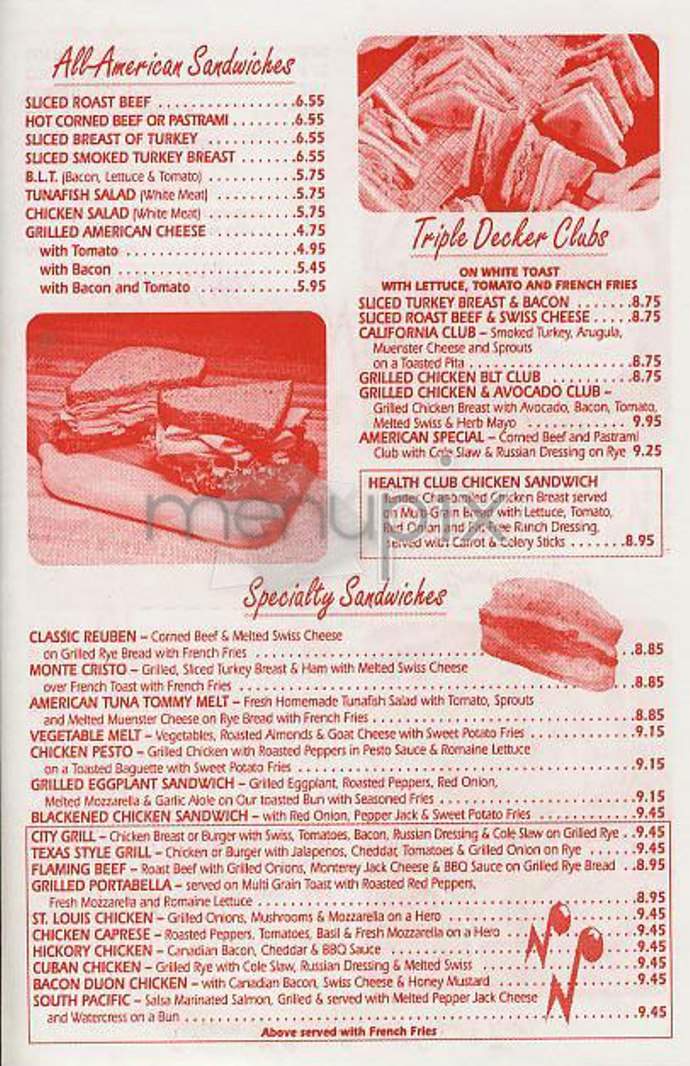 Tic Tock Diner - New York, NY menu_pic