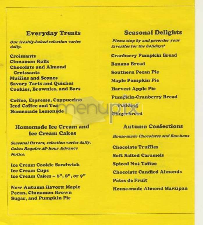 Tompkins Square Bakery - New York, NY menu_pic