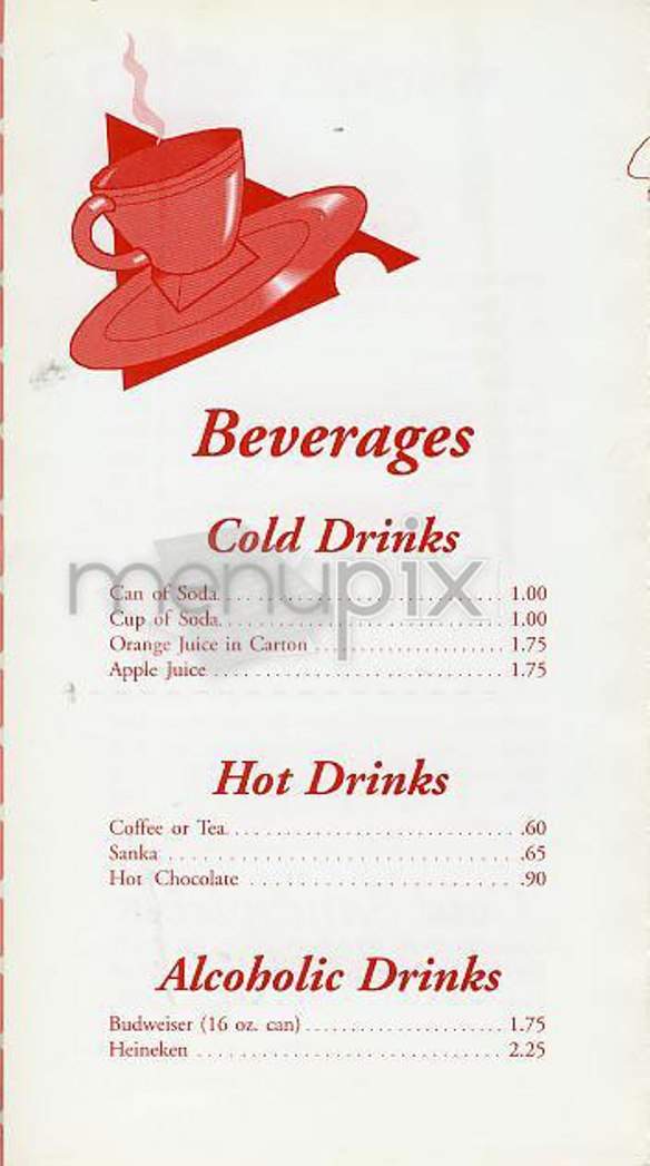 Tony's - New York, NY menu_pic