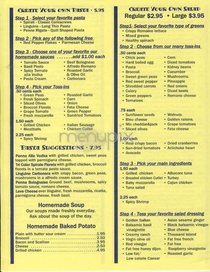 Panini Tozt Cafe - New York, NY menu_pic