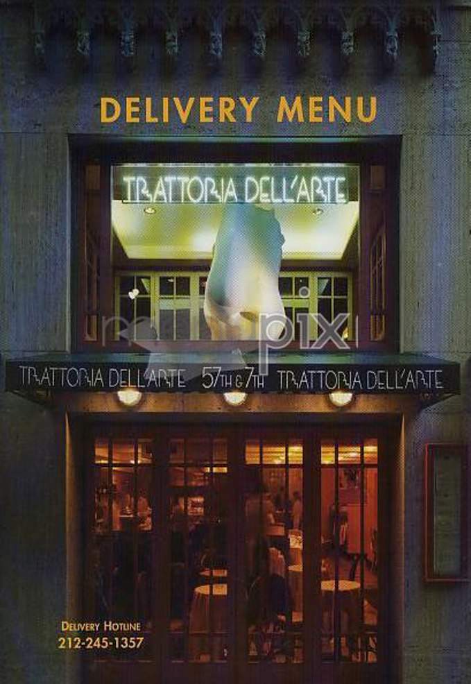 Trattoria Dell'Arte - New York, NY menu_pic