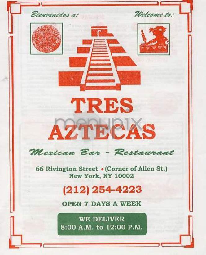 /303349/Tres-Aztecas-New-York-NY - New York, NY