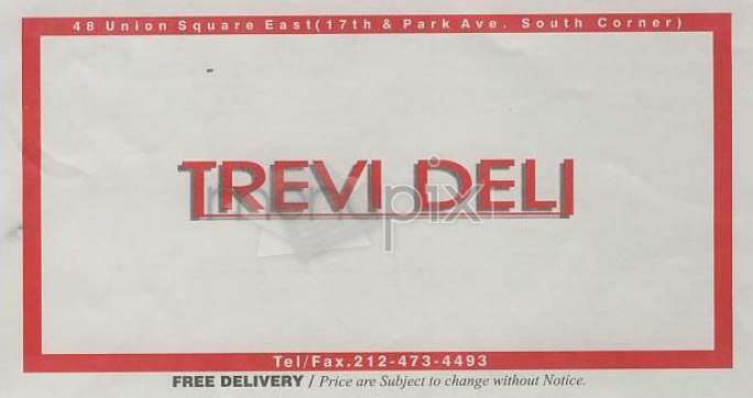Trevi Deli - New York, NY menu_pic