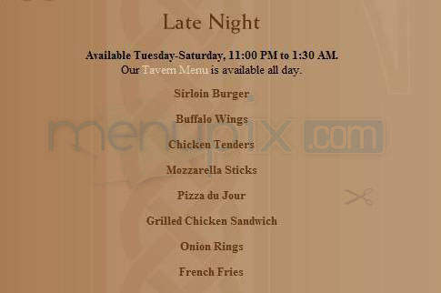 Trinity - Hoboken, NJ menu_pic