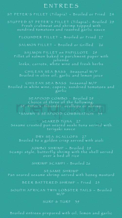 Turquoise - New York, NY menu_pic