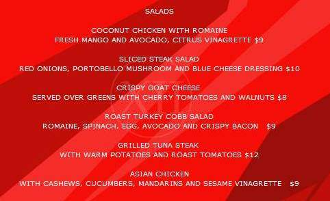 Twelve Bar - New York, NY menu_pic