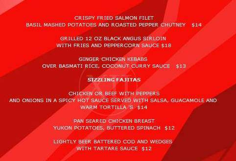 Twelve Bar - New York, NY menu_pic