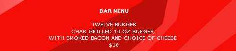 Twelve Bar - New York, NY menu_pic