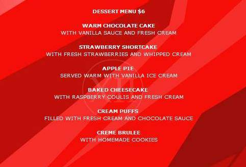 Twelve Bar - New York, NY menu_pic