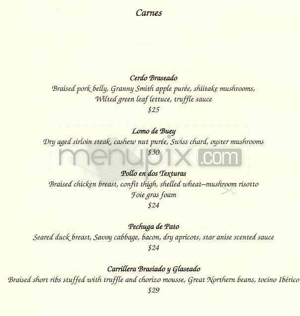 Pamplona - New York, NY menu_pic