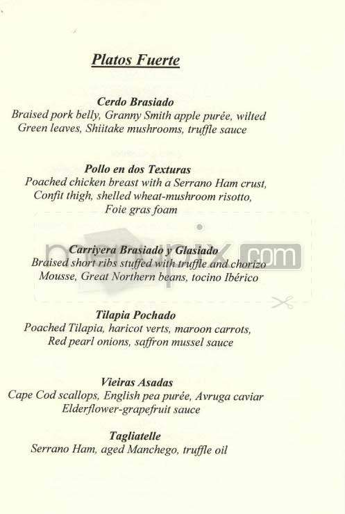 Pamplona - New York, NY menu_pic