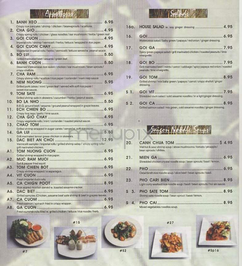 Vermicelli - New York, NY menu_pic