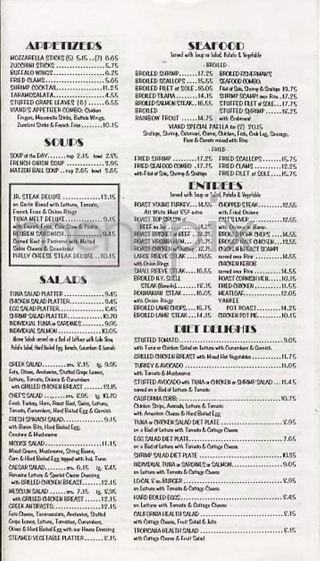 Viand Coffee Shop - New York, NY menu_pic