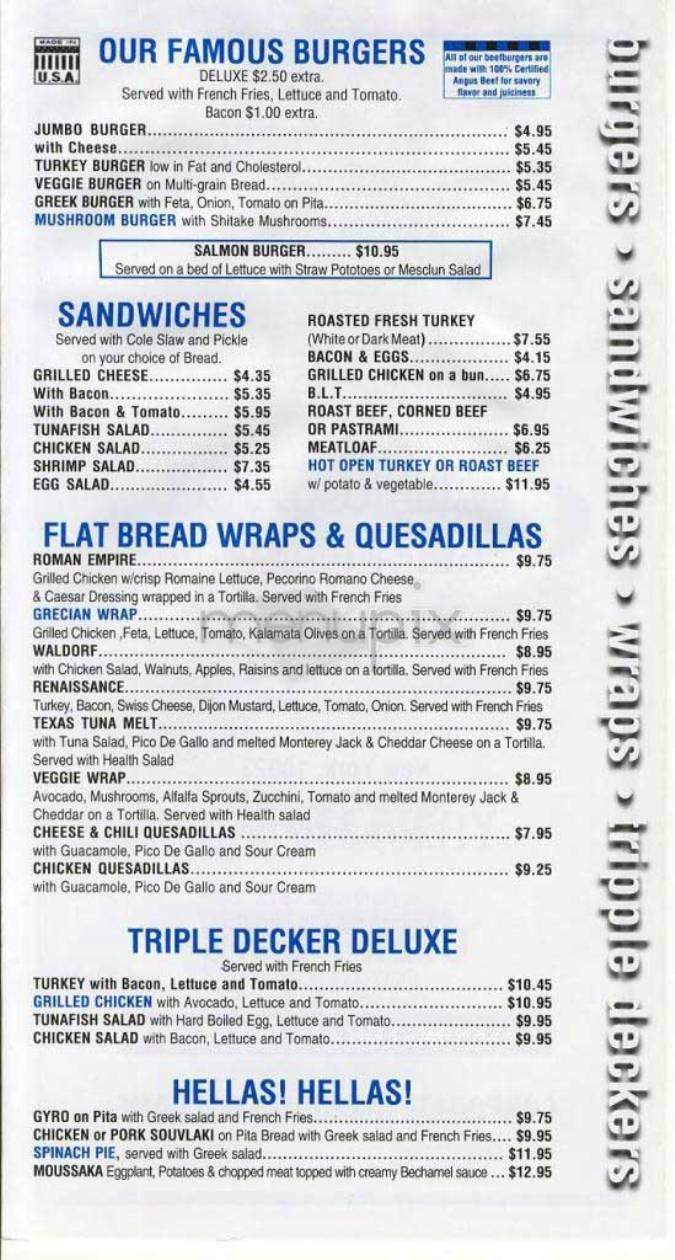 Viand Cafe - New York, NY menu_pic