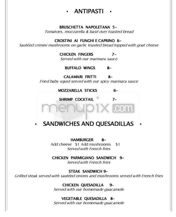 Village Lantern - New York, NY menu_pic