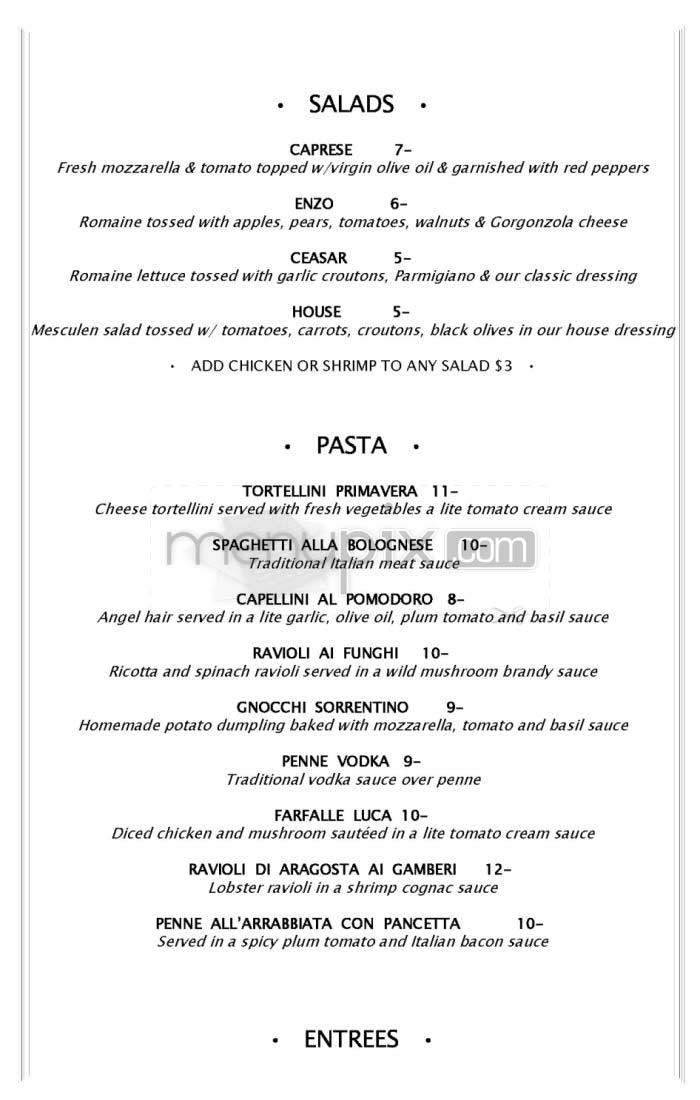 Village Lantern - New York, NY menu_pic