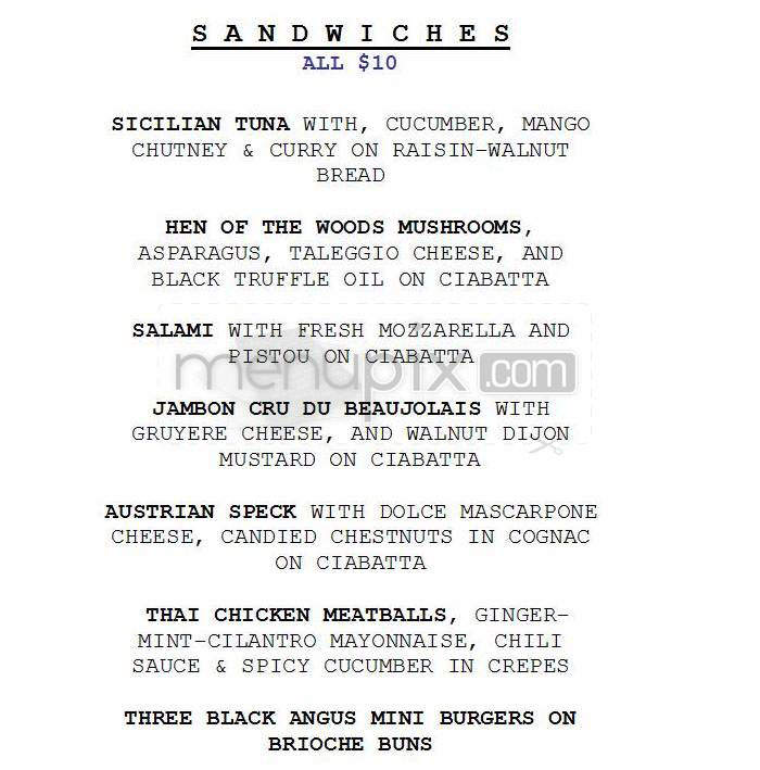 Vin Noir - New York, NY menu_pic