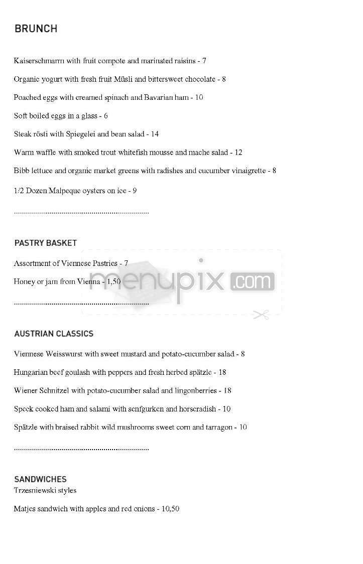 Wallse - New York, NY menu_pic