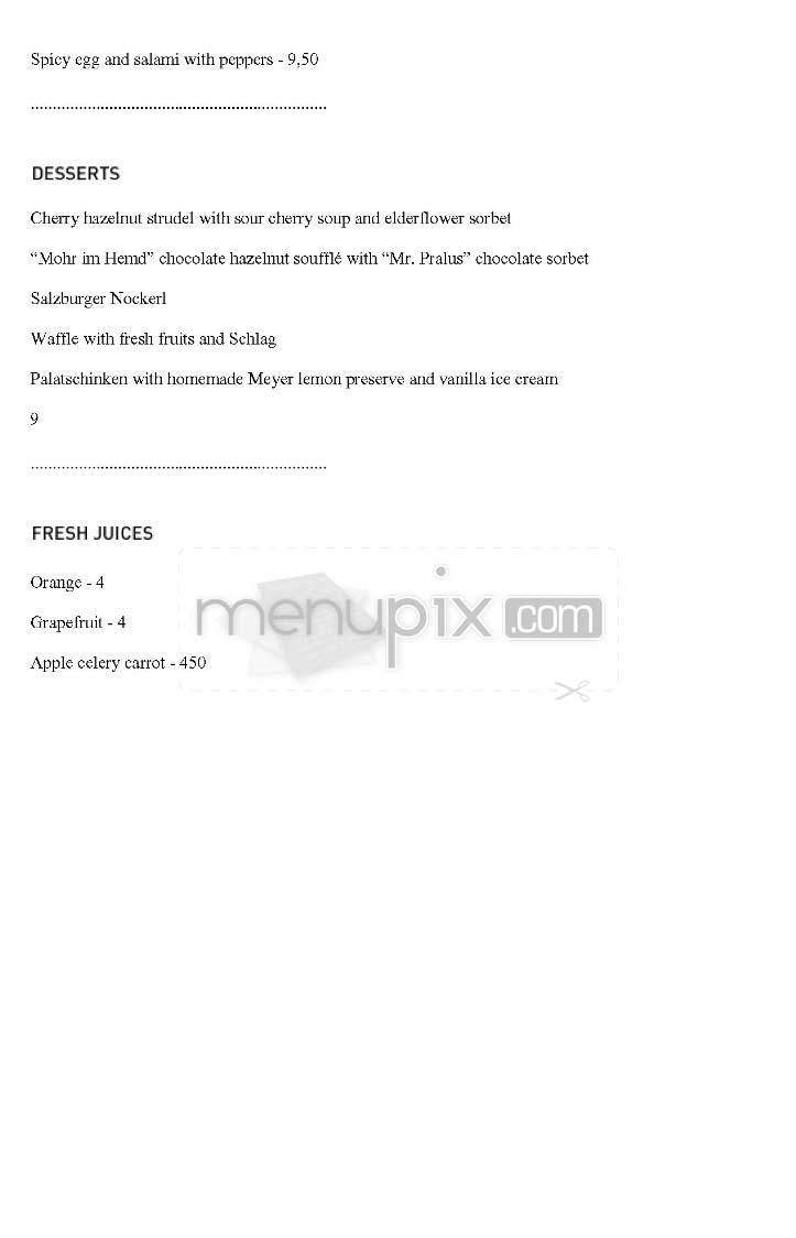 Wallse - New York, NY menu_pic