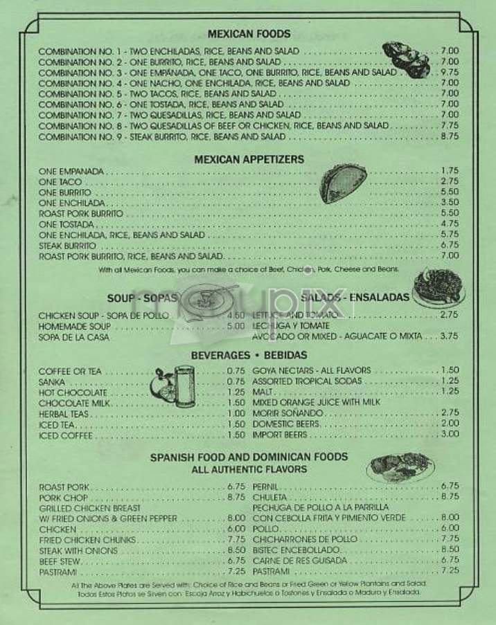 Westside Coffee Shop II - New York, NY menu_pic