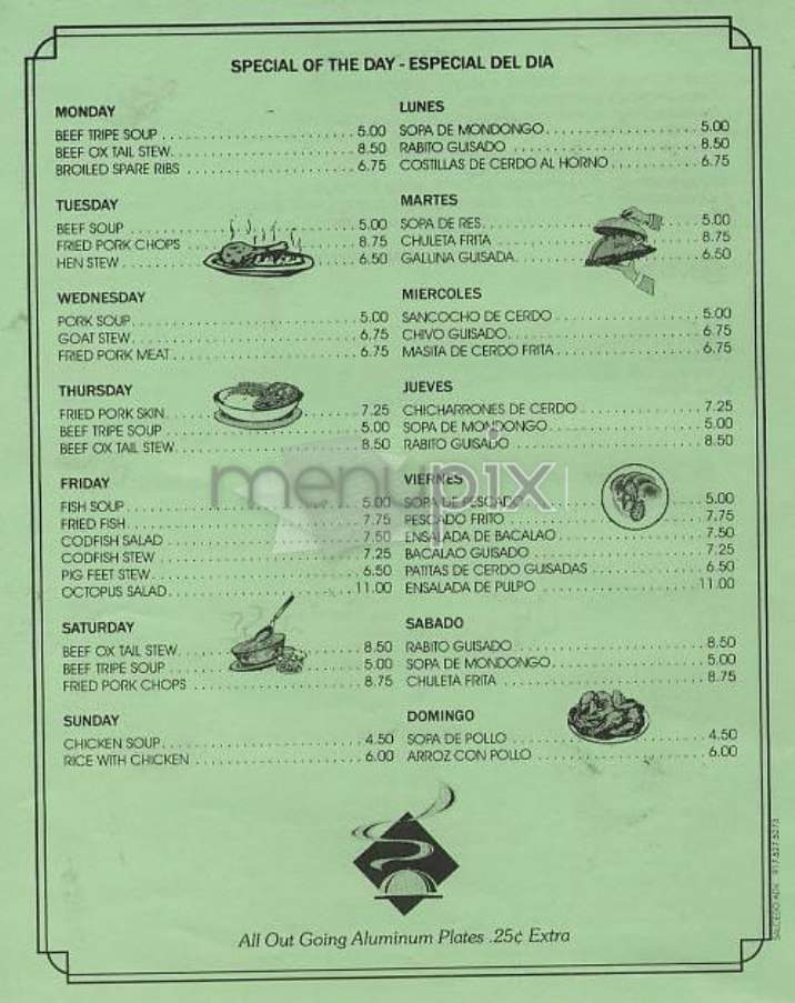 Westside Coffee Shop II - New York, NY menu_pic